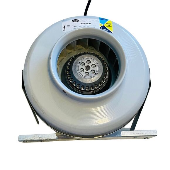 Can Fan RS 6 NJB Inline Fan 270 CFM - Picture 8 of 15